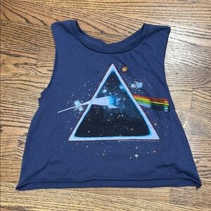 Pink Floyd Navy Graphic Tank Top